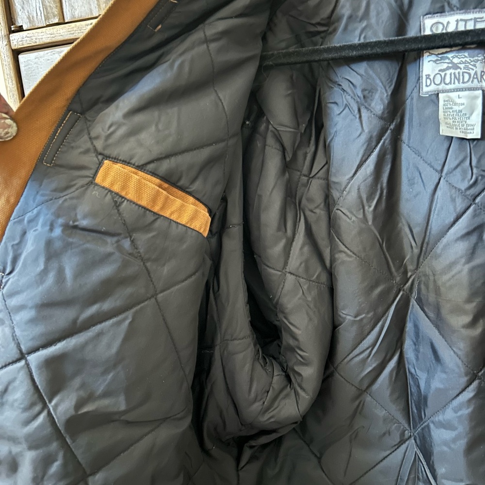 Tan Canvas Work Jacket - Picture 4 of 7